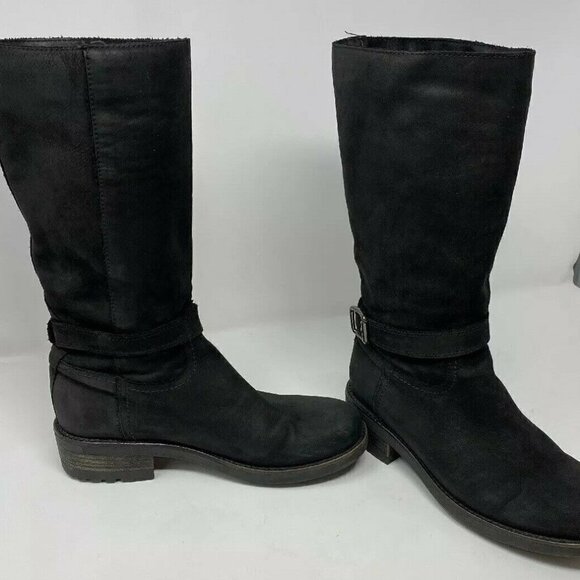 La Canadienne Sz 8 Silvana Suede Waterproof Lug Pull On Boots - Picture 4 of 11